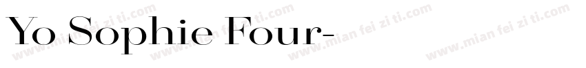 Yo Sophie Four字体转换